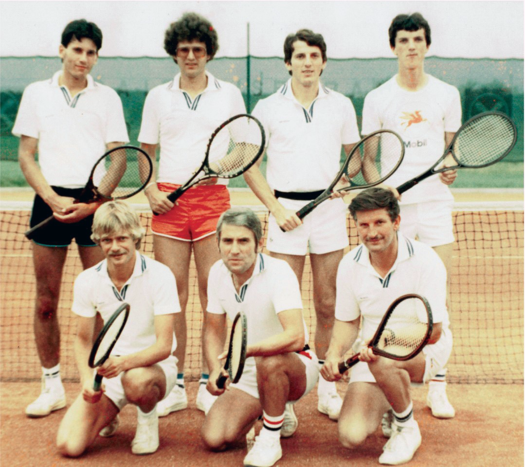 Tennis Gründungsmannschaft 1980