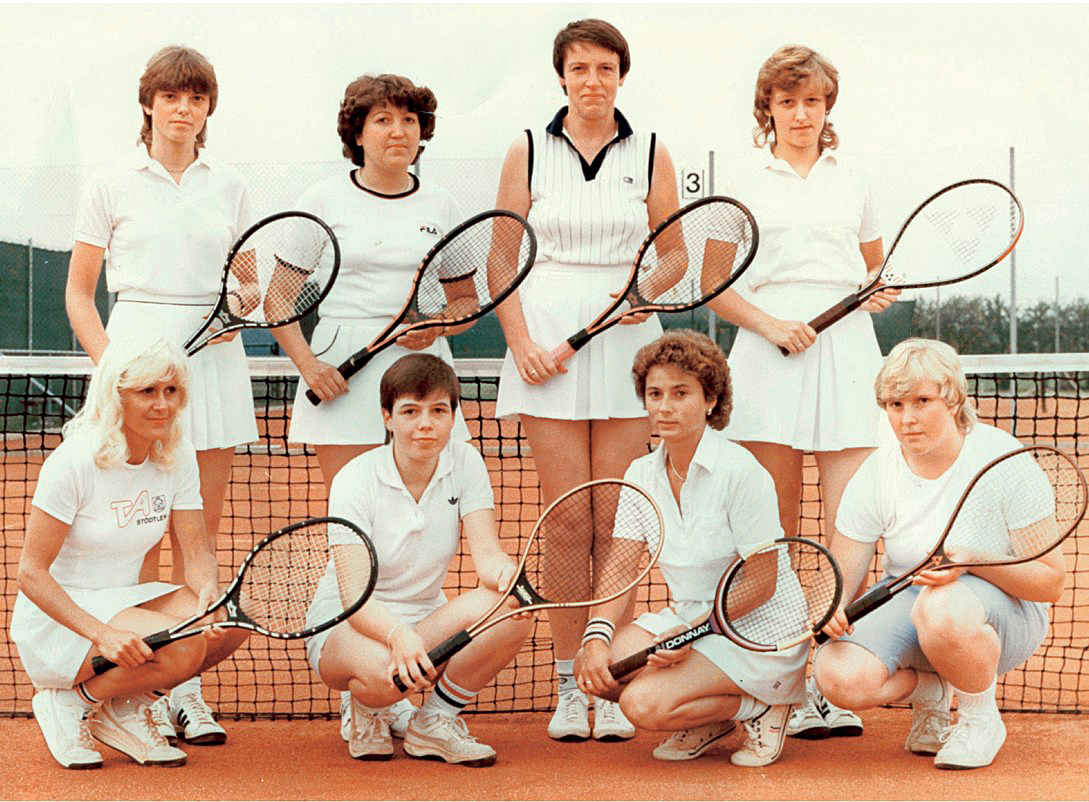 Tennis Gründungsmannschaft 1980 Damen